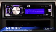 JVC KD-R80BT Car Stereo | iPod, iPhone & Android Ready w/ Bluetooth