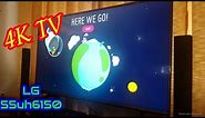LG 55uh6150 Unboxing and Start-up - 4K Ultra HD - Smart TV - WebOS