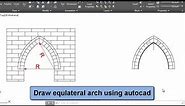 Draw equlateral arch
