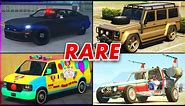 UPDATED How To Get ALL Rare Cars In GTA 5 Online! (All Rare Car Locations Guide)