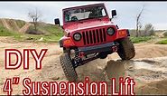 Jeep Wrangler Tj - DIY 4” Suspension Lift Kit Installation Guide : Skyjacker Off-road Build