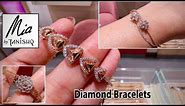 Latest Diamond Bracelet Designs With Price/Mia by Tanishq/Tanishq Bracelets/women Bracelets/Deeya
