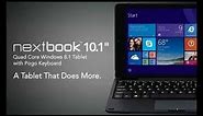 Nextbook 10.1 2-in-1 Windows 8.1 Tablet