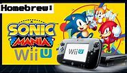 Sonic Mania on the Wii U