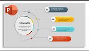 how to create 4 steps animated infographics in PowerPoint
