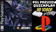 [PREVIEW] PS1 - Batman Forever: The Arcade Game (HD, 60FPS)