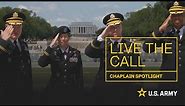 Live the Call as an Army Chaplain
