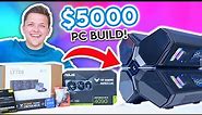 Insane $5000 Gaming PC Build 2022! 🤯 [RTX 4090 & Deepcool Quadstellar!]