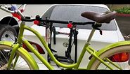 How to transport a Step-thru bike on a car bike rack