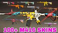 pubg gun skins with name | weapons part 2 | m416 all skins | pubg mobile gun skins | m416 new skins
