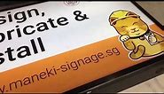 How To Make Signage: Standard Lightbox