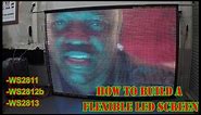 make a flexible LED Display | Addressable Strip Light Screen | WS2813 elektric-junkys