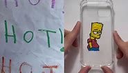 #duet with @artistomg Bart Simpson phone case! #simpsons #jointhejammmnow #phonecase #art #artist #painting #paint #iphone #fypppp #fypシ #fory #foryou