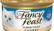 Purina Fancy Feast Chunky Turkey Feast Wet Cat Food - (Pack of 24) 3 oz. Cans