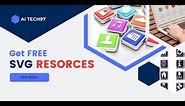 How to Get SVG Icons Resorces | Social Media Icons | Curved & Rainbow Icons | Media Kit #icons