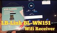 LB-Link BL-WN151150mbps Mini Wifi Receiver Testing and Speed Test
