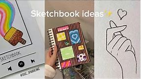 easy aesthetic sketchbook ideas ♥️ TikTok compilation ♥️ easy art ideas for when you’re bored