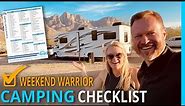 Class C RV Tour & ✅ Free Camping Checklist