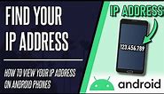 How to Find Your IP Address on Android Phone or Tablet