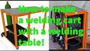 How to make a Welding Cart with a table
