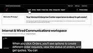 Primary Contacts User Experience | Verizon Enterprise Center