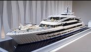 LEGO SUPERYACHT GALACTICA, the 2 meter long scale model of Heesens project Cosmos