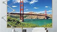 GREAT ART® Poster - Golden Gate - United States Landmarks Bridge Bridge San Francisco Romance California California Decoration Wall Picture Din A2 (42 x 59,4 cm / 16.5 x 23.4 in)