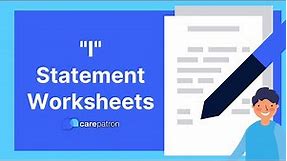 I Statement Worksheets