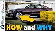 2018 AUDI A8 Active Suspension HOW IT'S MADE and WHY