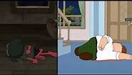 Sprig aka Frog man Does Family Guy DEATH Pose