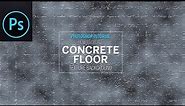 Concrete Floor Texture Effect | Concrete Texture Background | Adobe Photoshop
