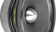 PRV AUDIO 6.5 Inch Midrange Bullet Speaker 6MR400-4 Bullet, 4 Ohm High Performance Car Audio Loudspeaker, 400 Watts Program Power, 1.5 in Voice Coil 200 Watts RMS, High Output Sound (Single)