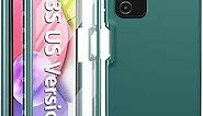 for Samsung Galaxy A03s Phone Case: Shockproof Silicone Slim Covers Hybrid Pretty Protective Cell Cases - Durable TPU Dual Layer Drop-Proof Girl, Boys Cute Cover (Forest Green)