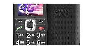 Prime-A6 4G Unlocked Big Button Cell Phone for Seniors | Easy-to-Use | Clear Sound | SOS Button | SIM Card Included | Convenient Charging Dock
