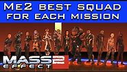 Mass Effect 2 - Best Squadmates for Each Mission (Based on Unique Dialogue + RP)