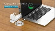 Charger for MacBook Air MacBook Pro 13 14 15 16 inch 2024 2023 2022 2021 2020, M1 M2 M3 Laptop 70W USB C Power Adapter, iPad, LED, 6.6FT USB-C Cable Charging as Fast as MagSafe 3, Original Quality