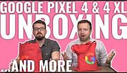 Unboxing the Google Pixel 4, Pixel 4 XL, Nest Mini and accessories