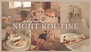 AUTUMN NIGHT ROUTINE | relaxing, cosy autumn evening ~aesthetic~