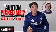 “AUSTON PICKED ME?!” LEAFS CALL EACH OTHER OUT FOR FUN