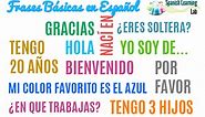 Frases y Preguntas para Conversaciones Básicas en Español - Spanish Learning Lab