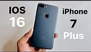 iPhone 7 Plus updated on ios 16 || How to Install ios 16 in iPhone 7 Plus