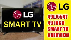 LG 49LJ554T 49 Inch Smart TV Overview with Miracast & Expandable Memory