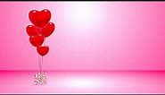 Romantic Background - Heart Animation (Royalty Free - Creative Commons)