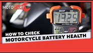 Use a Multimeter to Test Motorcycle Battery