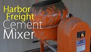 Harbor Freight Cement Mixer 3.5 Cubic Ft Test