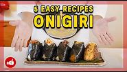 EASIEST Onigiri Recipes at Home! | Japanese Rice Balls