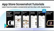 App Store screenshot design tutorial 2023 - Create screenshots like Uber with AppScreens