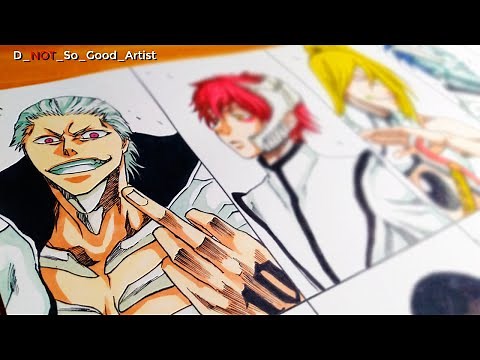 Drawing the Akatsuki as Espadas | Naruto Shippuden X Bleach