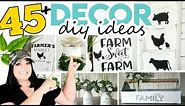 🌟 45+ Farmhouse DIY Decor Ideas | How to Decorate your Home Farmhouse Style