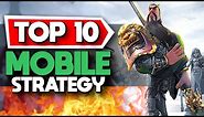 Top 10 BEST Mobile Strategy Games Android + iOS